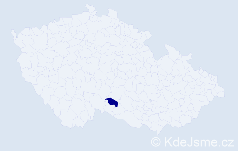 Jméno: 'Ruymán-Roque', počet výskytů 1 v celé ČR