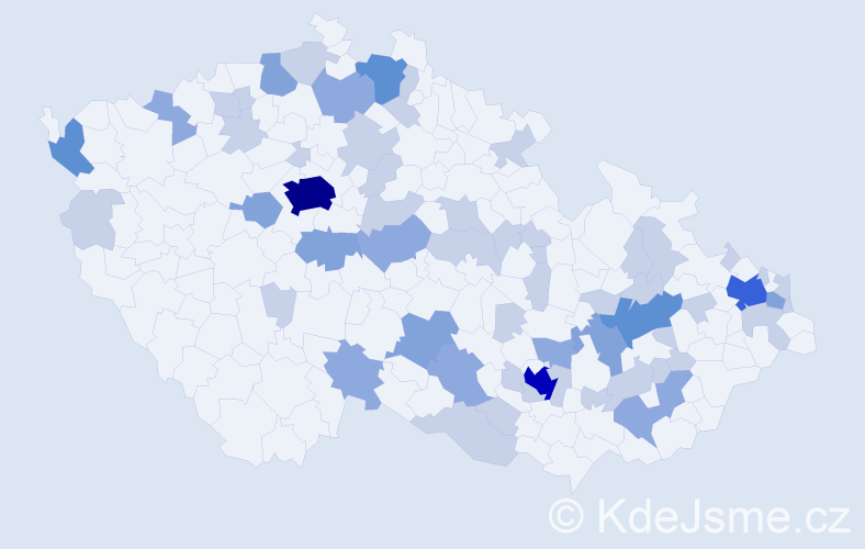 Jméno: 'Chiara', počet výskytů 120 v celé ČR