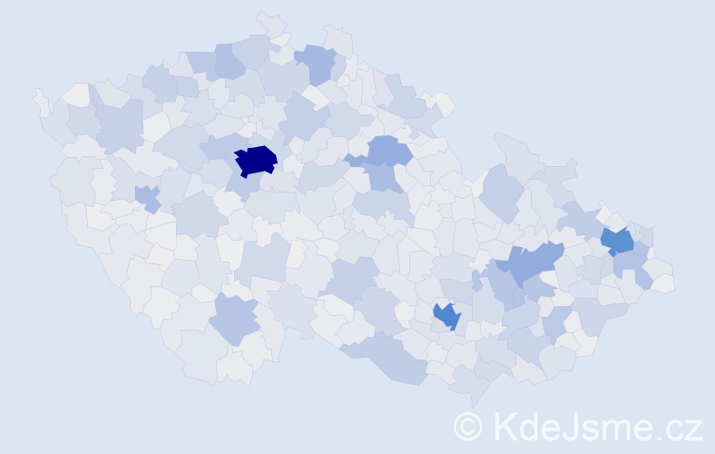 Jméno: 'Naděžda', počet výskytů 18258 v celé ČR