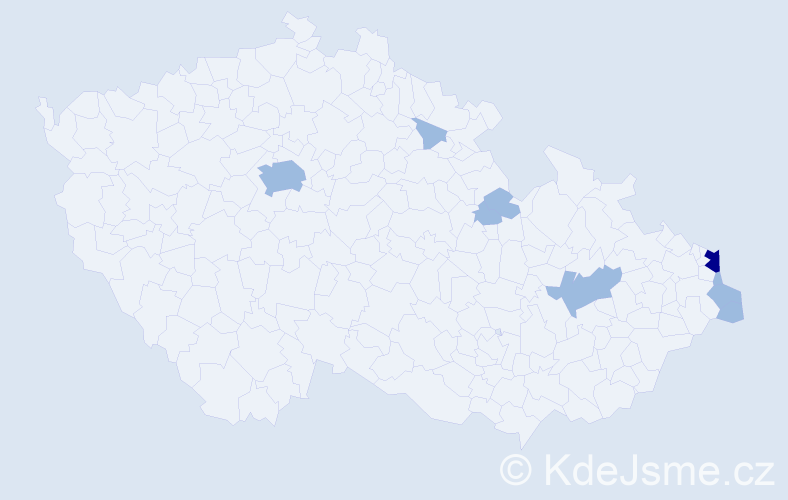 Jméno: 'Przemysław', počet výskytů 12 v celé ČR