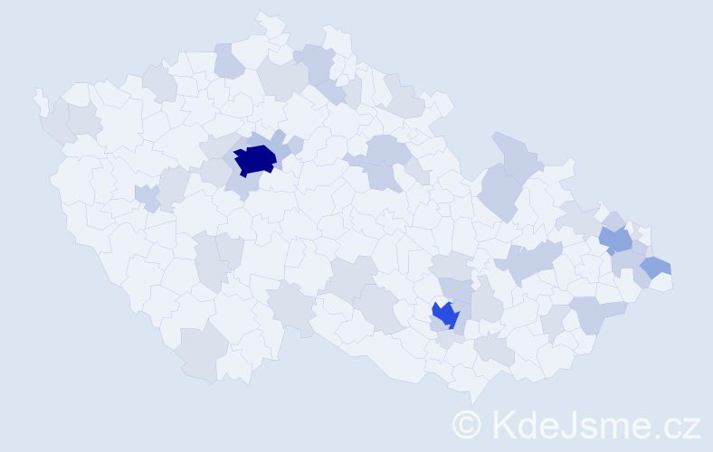 Jméno: 'Sonia', počet výskytů 109 v celé ČR