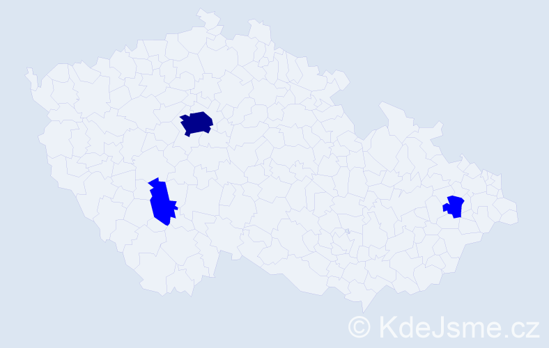 Jméno: 'Adam William', počet výskytů 4 v celé ČR