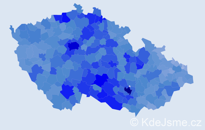 Jméno: 'Dana', počet výskytů 50781 v celé ČR