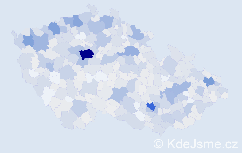 Jméno: 'Anita', počet výskytů 1751 v celé ČR