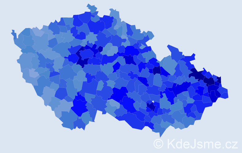 Jméno: 'Nela', počet výskytů 17267 v celé ČR