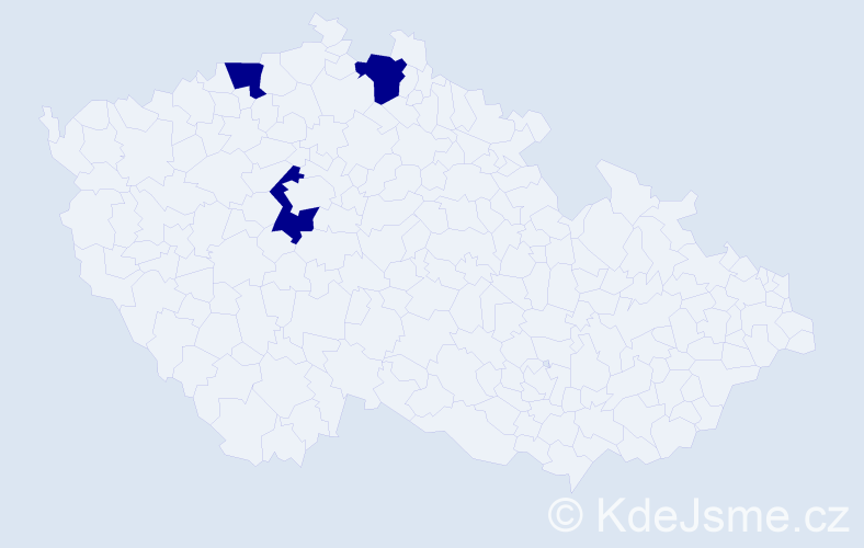 Jméno: 'Filip William', počet výskytů 3 v celé ČR