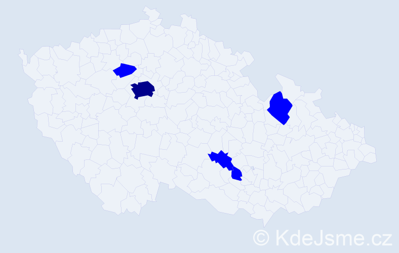 Jméno: 'Nara', počet výskytů 6 v celé ČR