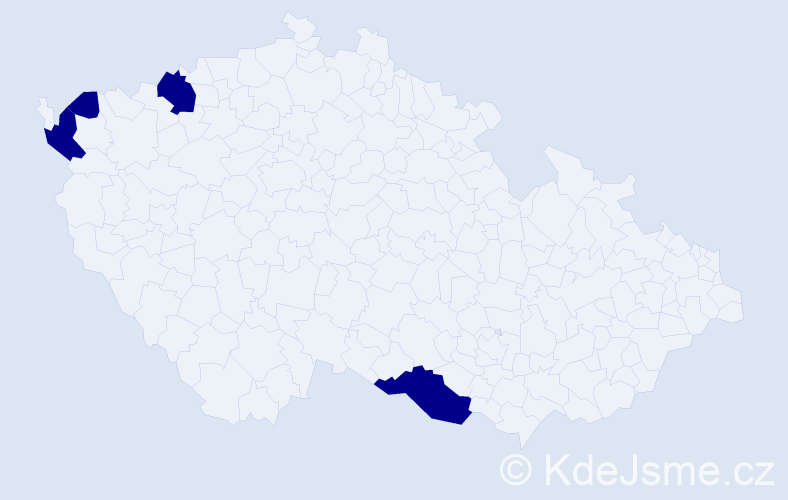 Jméno: 'Milan Tomáš', počet výskytů 4 v celé ČR