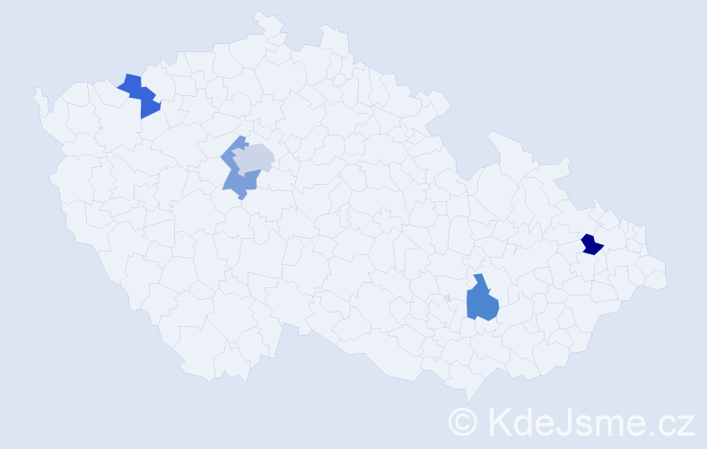 Jméno: 'Natalie Emma', počet výskytů 6 v celé ČR