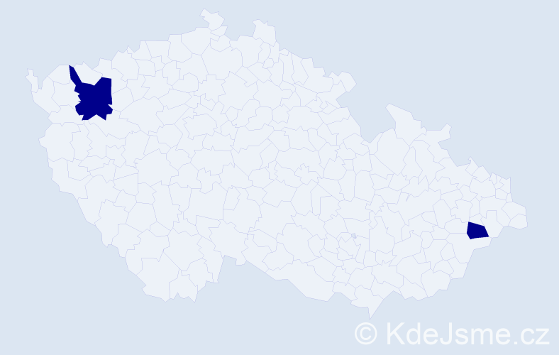 Jméno: 'Lukáš Tomáš', počet výskytů 2 v celé ČR