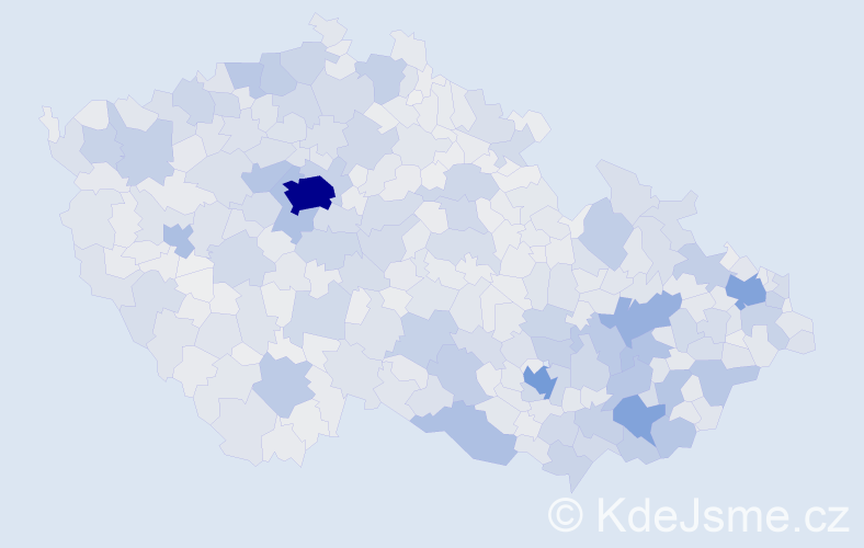 Jméno: 'Antonín', počet výskytů 57679 v celé ČR