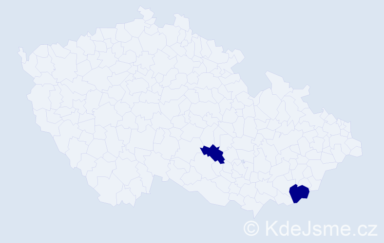 Jméno: 'Tariq', počet výskytů 2 v celé ČR