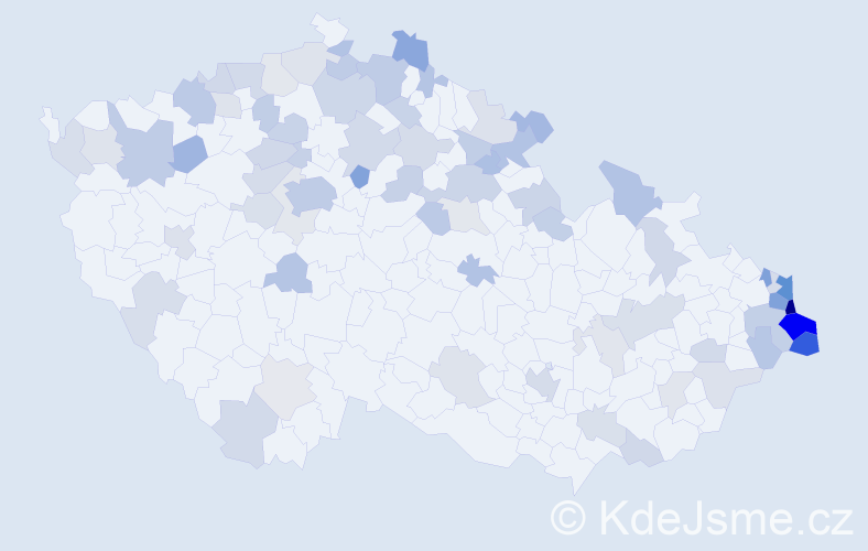 Jméno: 'Alina', počet výskytů 164 v celé ČR