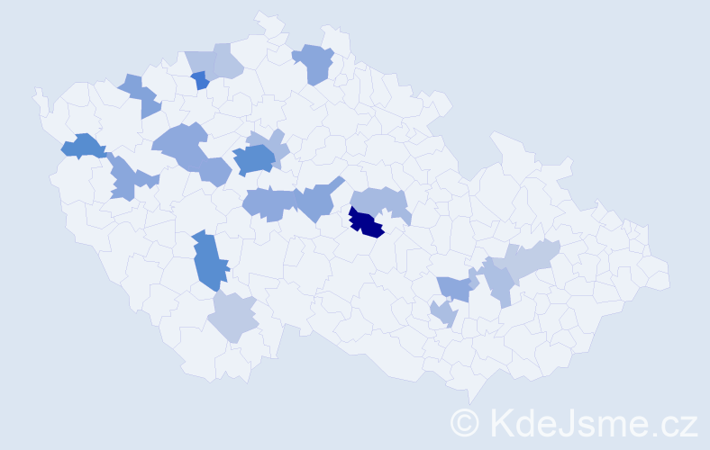 Jméno: 'Sofija', počet výskytů 50 v celé ČR