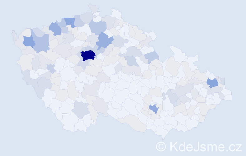 Jméno: 'Sergej', počet výskytů 422 v celé ČR