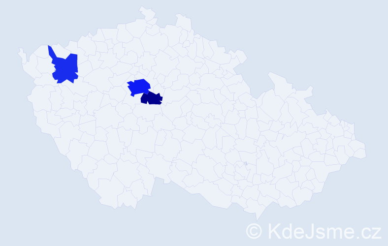 Jméno: 'Teimuraz', počet výskytů 11 v celé ČR