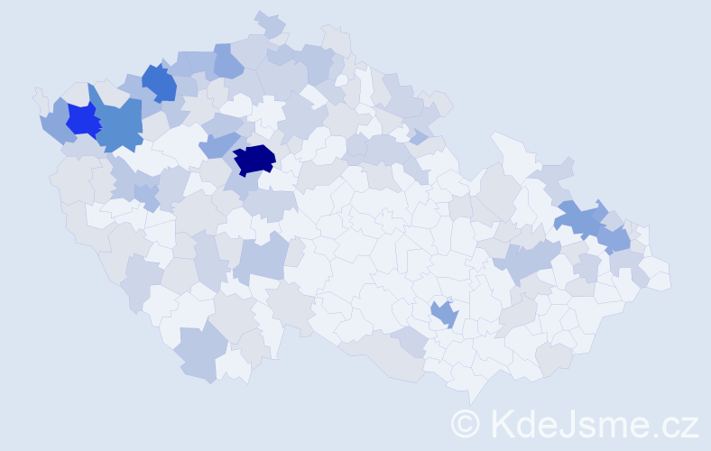 Jméno: 'Gisela', počet výskytů 260 v celé ČR