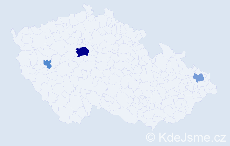 Jméno: 'Naoki', počet výskytů 13 v celé ČR