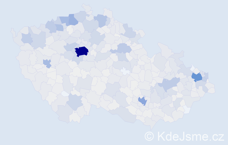 Jméno: 'Nataša', počet výskytů 2723 v celé ČR