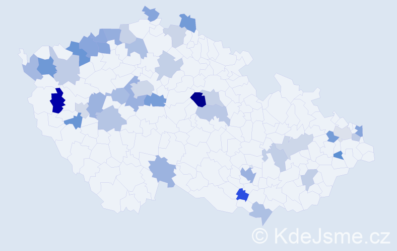 Jméno: 'Rene', počet výskytů 59 v celé ČR