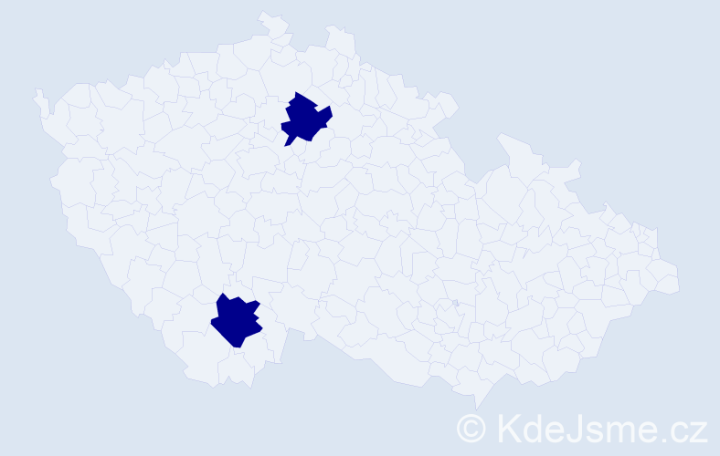 Jméno: 'Costel', počet výskytů 2 v celé ČR