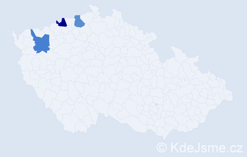 Jméno: 'Falko', počet výskytů 3 v celé ČR