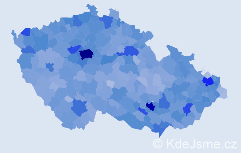 Jméno: 'Ivan', počet výskytů 23888 v celé ČR