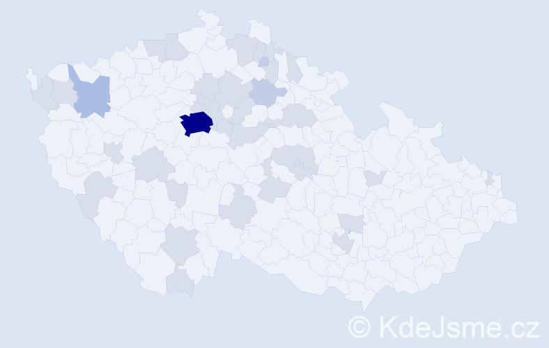 Jméno: 'Marharyta', počet výskytů 59 v celé ČR