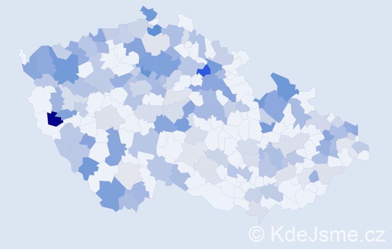 Jméno: 'Ludovít', počet výskytů 289 v celé ČR