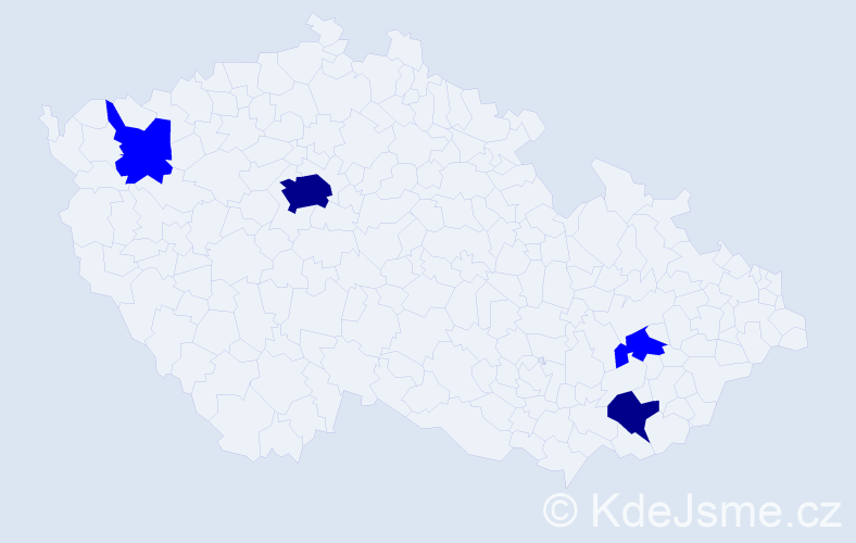 Jméno: 'Slobodanka', počet výskytů 6 v celé ČR