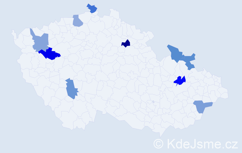 Jméno: 'Rolanda', počet výskytů 10 v celé ČR