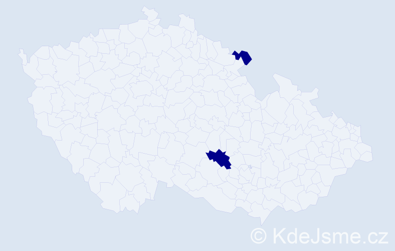 Jméno: 'Dominik Marcel', počet výskytů 2 v celé ČR