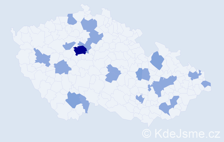 Jméno: 'Neli', počet výskytů 34 v celé ČR