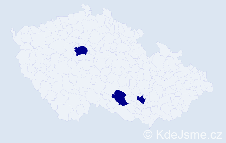 Jméno: 'Ngoc Oanh', počet výskytů 3 v celé ČR