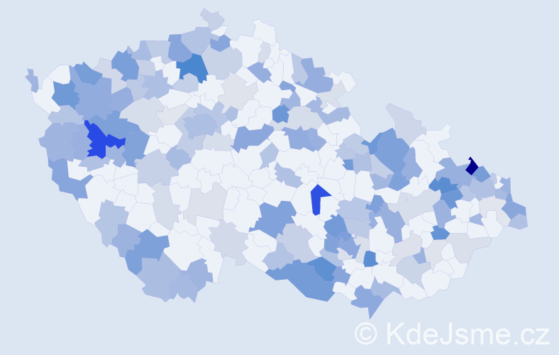 Jméno: 'Arnoštka', počet výskytů 331 v celé ČR