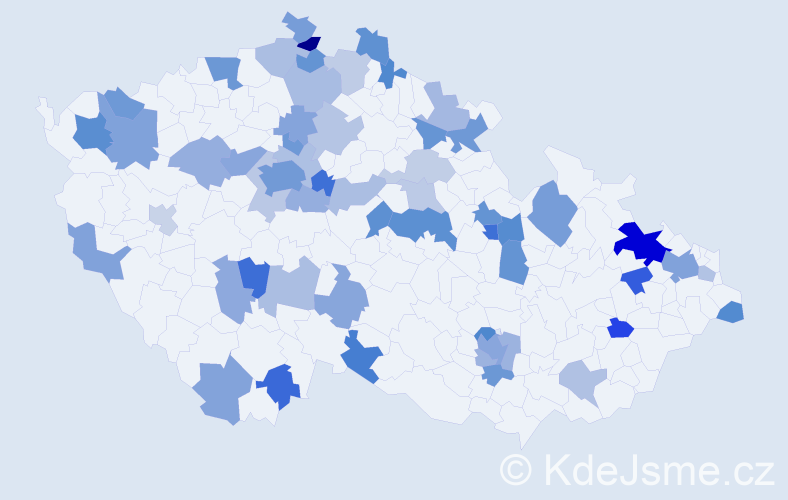 Jméno: 'Dorothea', počet výskytů 100 v celé ČR