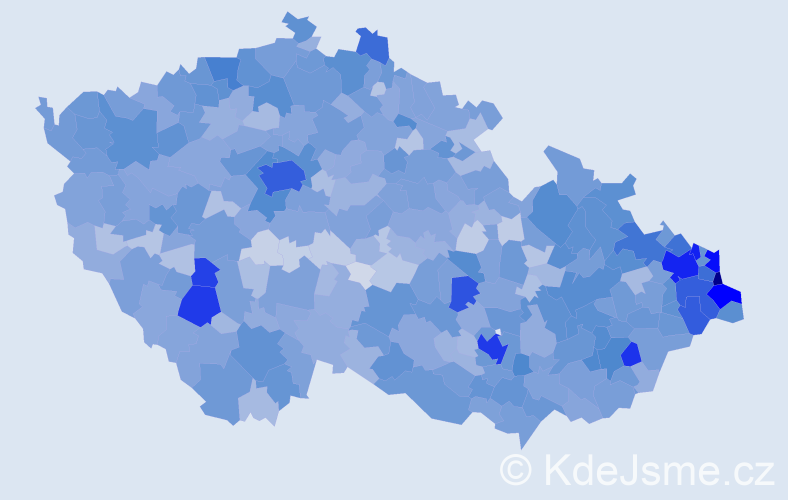 Jméno: 'Eduard', počet výskytů 8753 v celé ČR