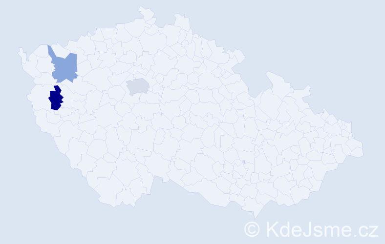Jméno: 'Solomija', počet výskytů 4 v celé ČR