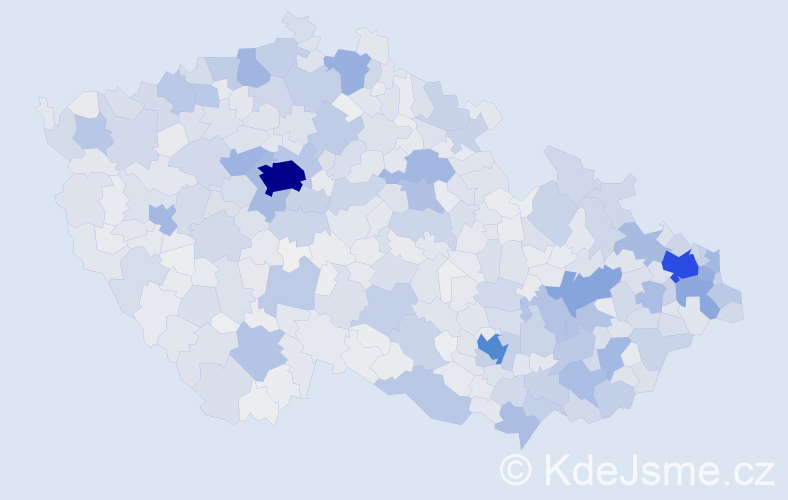 Jméno: 'Adriana', počet výskytů 6859 v celé ČR