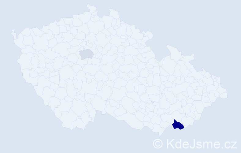 Jméno: 'Sarangua', počet výskytů 2 v celé ČR