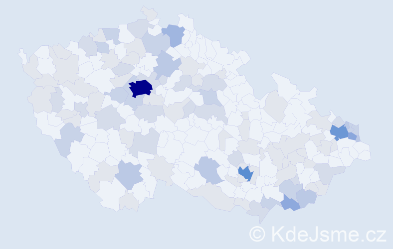 Jméno: 'Branislav', počet výskytů 228 v celé ČR