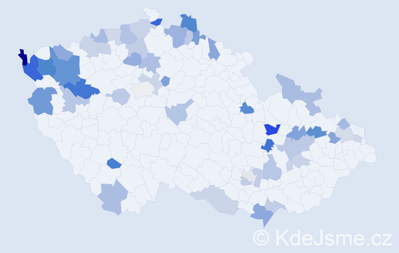 Jméno: 'Elfriede', počet výskytů 76 v celé ČR