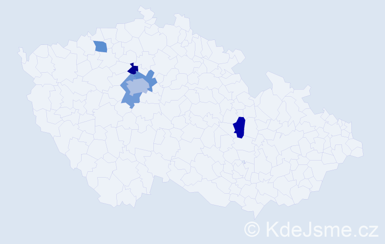 Jméno: 'Ljupčo', počet výskytů 8 v celé ČR