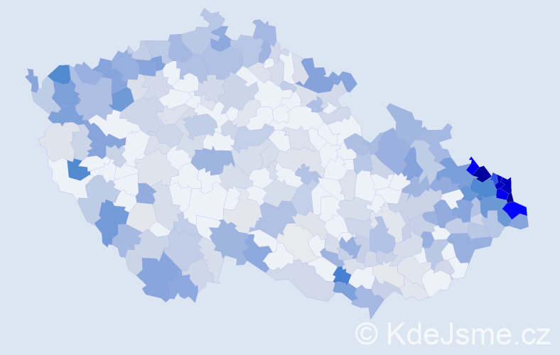 Jméno: 'Hilda', počet výskytů 915 v celé ČR
