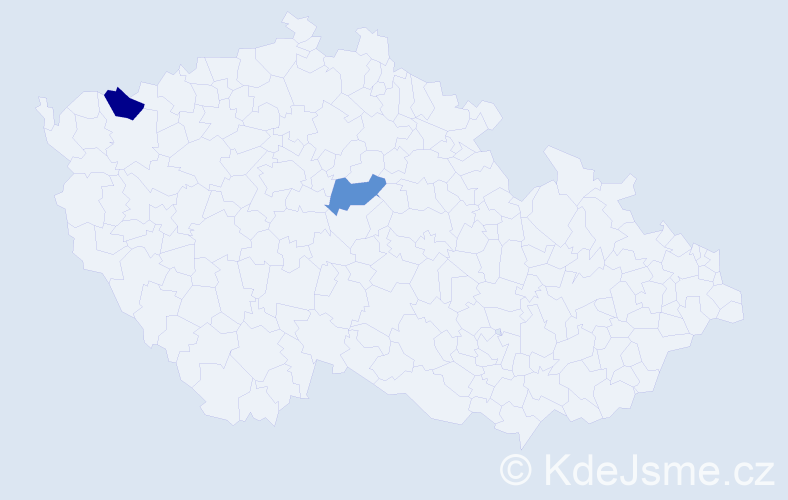 Jméno: 'Huu Van', počet výskytů 2 v celé ČR