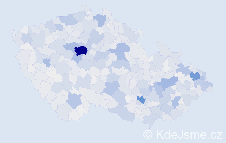 Jméno: 'Jolana', počet výskytů 6665 v celé ČR