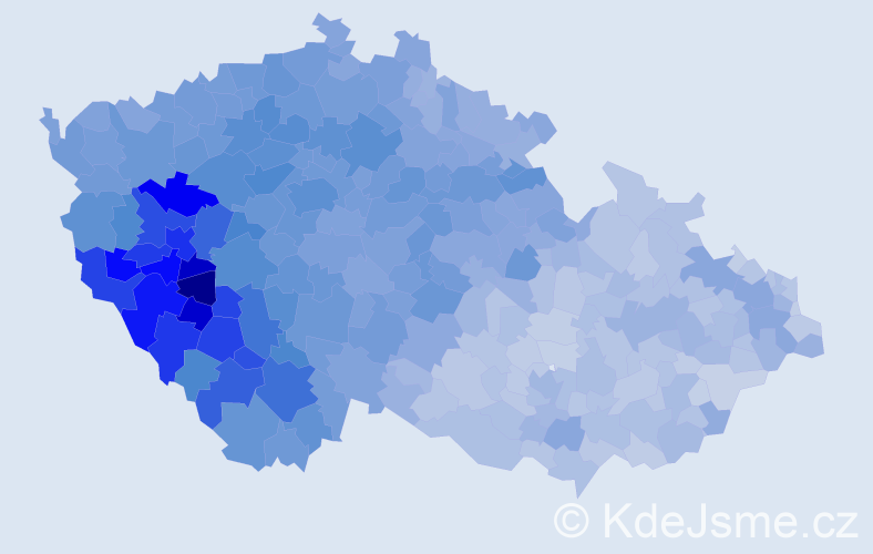 Jméno: 'Václav', počet výskytů 136167 v celé ČR