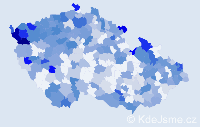 Jméno: 'Juliana', počet výskytů 673 v celé ČR