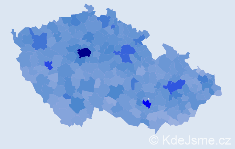 Jméno: 'Olga', počet výskytů 39369 v celé ČR