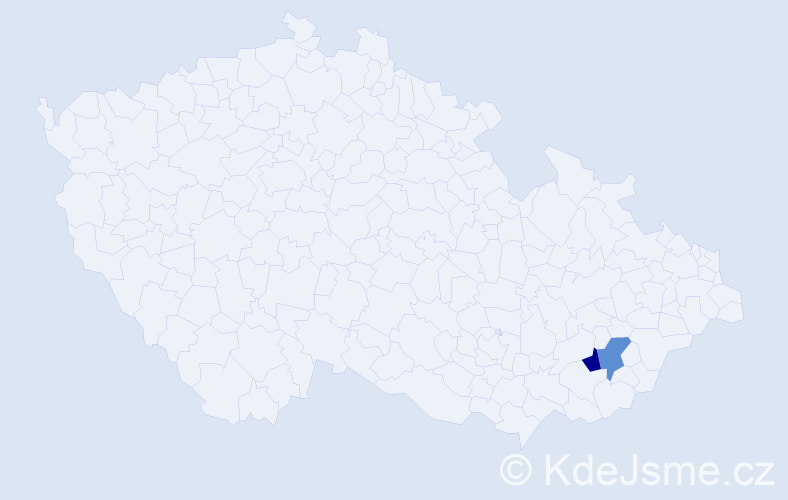 Jméno: 'Xuan Mai', počet výskytů 2 v celé ČR